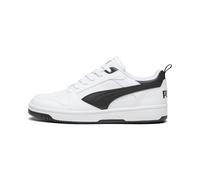PUMA Rebound V6 Low, Sneaker Unisex - Adulto, White Black Black, 45 EU