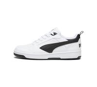 PUMA Rebound V6 Low, Sneaker Unisex-Adulto, White Black Black, 45 EU
