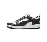 PUMA Rebound V6 Low, Sneaker Unisex - Adulto, White Black White, 40.5 EU