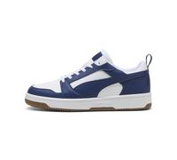 PUMA Rebound V6 Low, Sneaker Unisex - Adulto, White Blue Jewel Gum, 40 EU