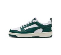 Puma Rebound V6 Low, Sneaker Unisex - Adulto, White Dark Myrtle Warm White, 41 EU