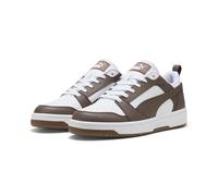 Puma Rebound V6 Low, Sneaker Unisex - Adulto, White Flat Bronze Gum, 44 EU