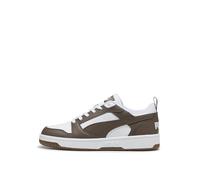 PUMA Rebound V6 Low, Sneaker Unisex - Adulto, White Flat Bronze Gum, 44 EU