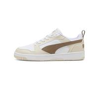 PUMA Rebound V6 Low, Sneaker Unisex-Adulto, White Totally Taupe Alpine Snow, 40.5 EU