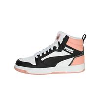 Puma Scarpe Rebound V6 Mid JR CODICE 393831-07 White Black Poppy Pink (37.5)