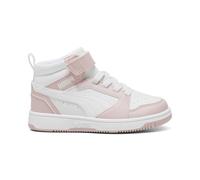 Puma Rebound V6 Mid AC+PS White/Pink da Bambina 28 Rosa