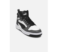 PUMA Rebound V6, Scarpe da ginnastica Unisex - Adulto, White Black Shadow Gray, 40 EU