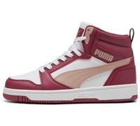 PUMA Rebound V6 Mid JR, Scarpe da Ginnastica, Port-Rose Quartz White, 35.5 EU