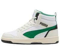 Puma Rebound V6 Mid JrSneaker Unisex per Bambini, Vapor Gray Archive Green Puma White, 36 EU