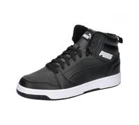 PUMA Rebound V6 Mid WTR JR, Scarpe da Ginnastica, Shadow Gray Black White, 37.5 EU
