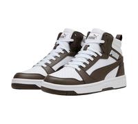 PUMA Rebound V6, Scarpe da Ginnastica Unisex - Adulto, Bronze Piatto White, 40.5 EU