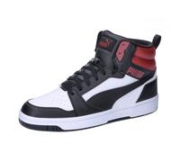 PUMA Rebound V6, Scarpe da ginnastica Unisex - Adulto, White Black Intense Red, 44 EU