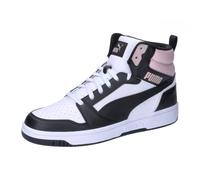 PUMA Rebound V6, Scarpe da ginnastica Unisex - Adulto, White Black Mauve Mist, 38 EU
