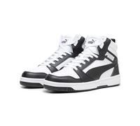 PUMA Rebound V6, Scarpe da ginnastica Unisex - Adulto, White Black Shadow Gray, 37.5 EU
