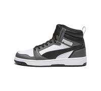 PUMA Rebound V6, Scarpe da ginnastica Unisex - Adulto, White Black Shadow Gray, 44.5 EU