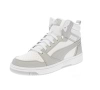 PUMA Rebound V6, Scarpe da ginnastica Unisex - Adulto, White Ash Gray, 42 EU