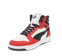 PUMA Rebound V6, Scarpe da ginnastica Unisex - Adulto, White Black For All Time Red, 42.5 EU