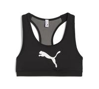 Puma 4keeps Medium Impact Sports Bra Nero S Donna