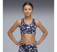 PUMA Reggiseno con stampa Essentials Training da ragazza, Abbigliamento, Nero, 13-14Y 13-14Y