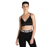 PUMA Low Impact Strong Strappy Bra, Top Intimo Donna, Black, S