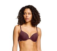 PUMA Pushup Bra Reggiseno Push up, Rubino Shimmer, 3C Donna