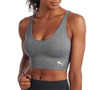 PUMA Reggiseno Sportivo da Donna Mirrored Senza Cuciture, Senza Cuciture, Medium Heather Grey, XL