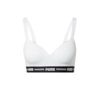 PUMA Reggiseno sportivo nero / bianco Donna PUMA XL