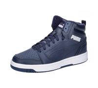 PUMA Rimbalzo V6 Mid WTR Jr, Scarpe da Ginnastica, Grigio Forte Nuovo Navy Bianca, 37.5 EU