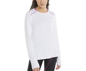 Puma RUN Cloudspun MARATHON LS Tee W Magliette a maniche lunghe L Bianco