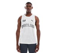 PUMA - Run Club - Top senza maniche bianco con grafica XS