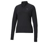 PUMA Run Favorite 1/4 Zip, Maglietta Donna, Nero, S