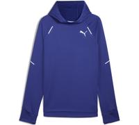 Puma RUN GRID FLEECE HOODIE Felpe L Azzurro