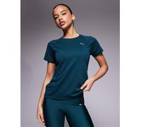 PUMA - Run Velocity Tri-Blend - T-shirt color verde scuro L