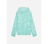 Giacca con cappuccio Puma Run Velocity AOP blu turchese donna - M