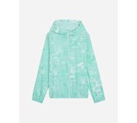 Giacca con cappuccio Puma Run Velocity AOP blu turchese donna - XS