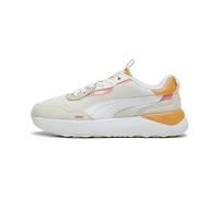 PUMA RUNTAMED Platform, Sneaker Donna, Putty White-Warm White-Clementine-PASSIONFRUIT, 37.5 EU