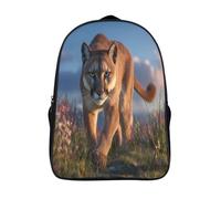 Puma Sacchetti Di Scuola,Borsa Da Scuola Asilo,Grassland Fiori Blue Sky Ragazzi Per La Scuola Per Ragazze,Zaino Da Viaggio Alla Moda 16 inch