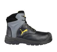 PUMA Safety Borneo MT MID S3 SRC Scarpe antinfortunistiche con protezione sul metatarso e caviglia cappuccio in fibra di vetro impermeabile da lavoro uomo