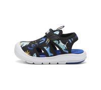 PUMA Sandali Fun Racer per bimbi ai primi passi, Scarpe, Nero/Vivid Blu, 25 25