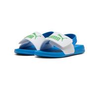 PUMA Sandali unisex Baby Popcat 20 con cinturino posteriore AC INF, bianco-verde Fruit-Racing Blue, taglia 42, Puma Bianco Verde Frutta Racing Blu, 27 EU