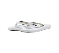 PUMA Sandy Flip Metallic Shine, Flop Donna, White Gold White, 38 EU