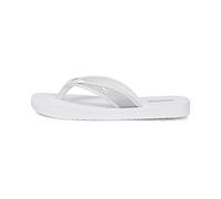 PUMA Sandy Flip Space Metallics, Infradito Donna, Argento Opaco Bianco Argento, 42 EU