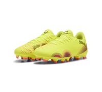 PUMA Future 8 Play FG/AG, Scarpe da Calcio Unisex-Adulto, Yellow Alert Black-Sun Struck, 41 EU
