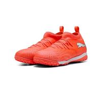 PUMA Scarpa da Calcio Future 9 Match TT + Mid JR, Rosso incandescente, Bianco, Nero, Argento, Misura 36, Glowing Red PUMA White PUMA Black PUMA Silver, 34.5 EU