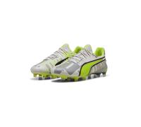 PUMA Scarpa da calcio 'King Ultimate Forever' grigio / grigio chiaro / verde chiaro, Taglia 40,5