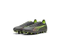 PUMA Scarpa da calcio 'Ultra 5 Match' grigio / lime / rosa, Taglia 44