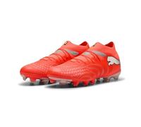 PUMA Scarpa da Calcio Unisex Future 9 PRO FG/AG, Rosso Brillante, Bianco, Nero, Argento, Numero 40, Glowing Red PUMA White PUMA Black PUMA Silver, 40.5 EU