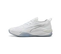 Puma Scarpa da Corte Unisex Eliminate Nitro 4Indoor, Puma White Puma Silver, 40 EU