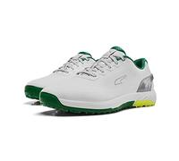 Puma Scarpa da Golf Alphacat Nitro da Uomo, Puma Archivio Bianco Verde Giallo Burst, 43 EU