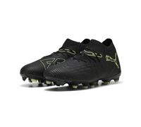 PUMA Scarpe da calcio FUTURE 8 MATCH FG/AG unisex, Scarpe, Nero/Fizzy Light/Verde Terrain, 41 41